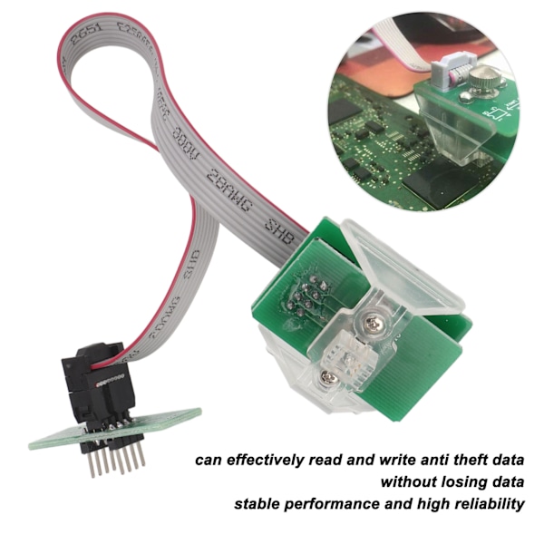 Chip Stöldskydd Data Läsadapter 8-stifts Socket Clip Adapter för FEM BDC 95128 95256