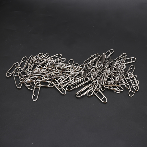 100 st fiske Power Clips Länk Rostfritt Stål Snabbväxlingshastighet Clips Connector L