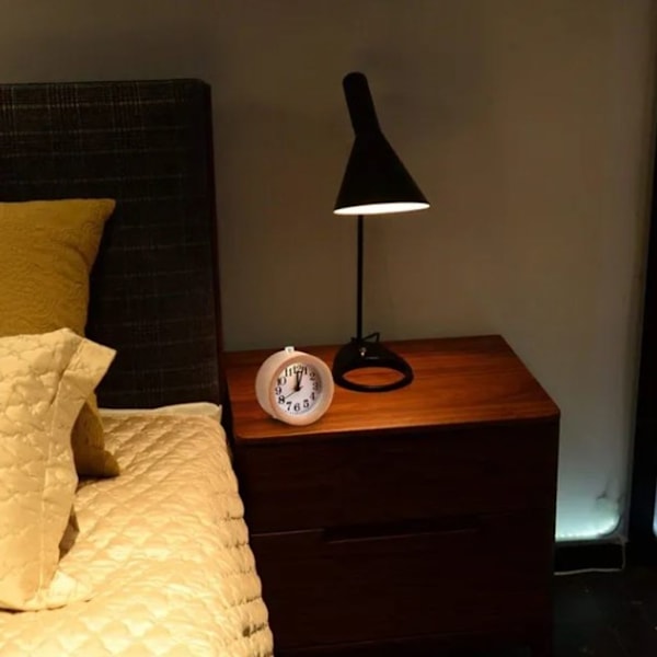 Charmig Tidmätare, Lättanvänd Retrodesign Väckarklocka med Ökande Volym för ett Mjukt Morgonuppvaknande (Bärbar och Batteridriven)