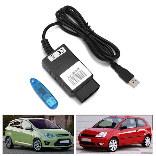 OBD2 Diagnostikkabel FNR Nyckelprogrammering Verklig Kod 4 i 1 Plast Ersättning för Renault