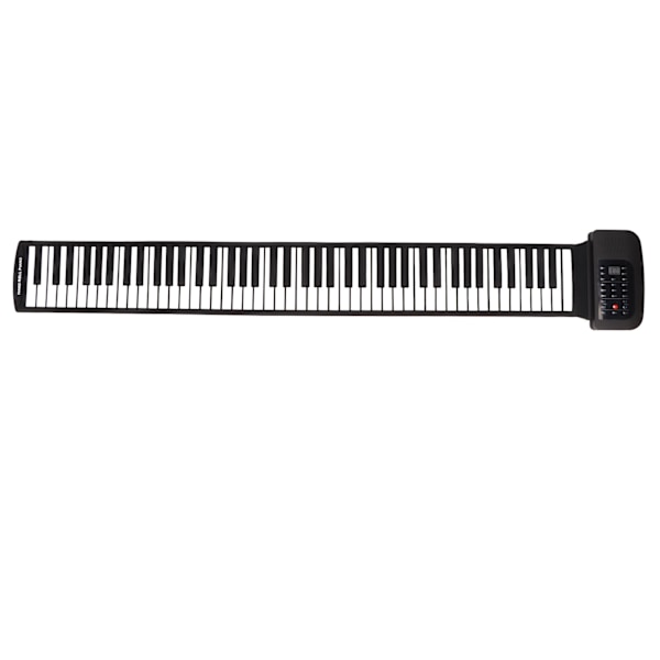 Roll Up Piano 88 Tangenter Enkel Horn Bluetooth MIDI-funktion Flexibelt Rollpiano med Extern Ton 100‑240V