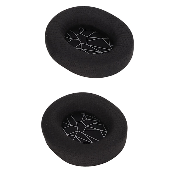 Öronkuddar för hörlurar, uppgraderade, hög elasticitet, ersättning för SteelSeries Arctis 3/5/7, vit siden