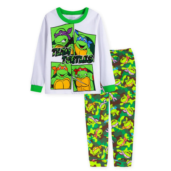 Tecknade Pojkar Pyjamas Barn Pojkar Flickor 2st Set Långärmad Tryckta Toppar+ Byxor Tryckta Kläder Pyjamas & Vardagskläder Barnpresent #5 100cm