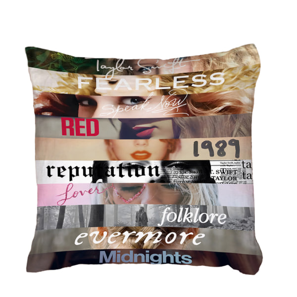Taylor Swift Cover / Örngott Cover Bilsoffa Rumsdekoration Present C 45*45cm