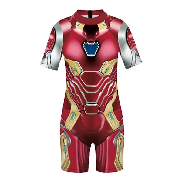 Barn Pojkar Spiderman Iron Man Venom Baddräkt i ett stycke Baddräkt B M
