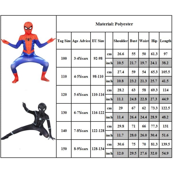 Kid Boys Iron Man Venom Superhero Cosplay Costume Jumpsuit Avengers Fancy Dress New Era 150cm