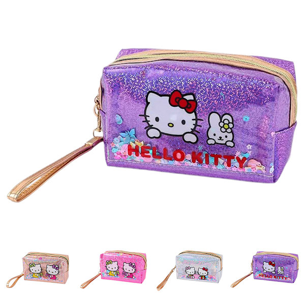 Katie Cat Resväska Toalettväska, Lätt Stor Resväska för Kvinnor, Kosmetisk Makeup Väska Organizer Rose Gold