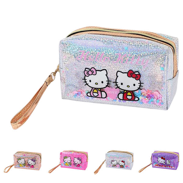 Katie Cat Resväska Toalettväska, Lätt Stor Resväska för Kvinnor, Kosmetisk Makeup Väska Organizer Rose Gold