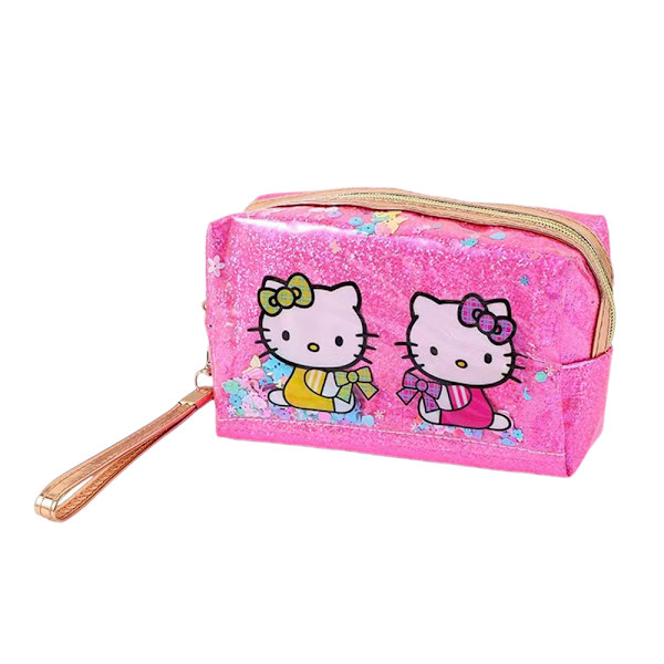 Katie Cat Resväska Toalettväska, Lätt Stor Resväska för Kvinnor, Kosmetisk Makeup Väska Organizer Rose Red