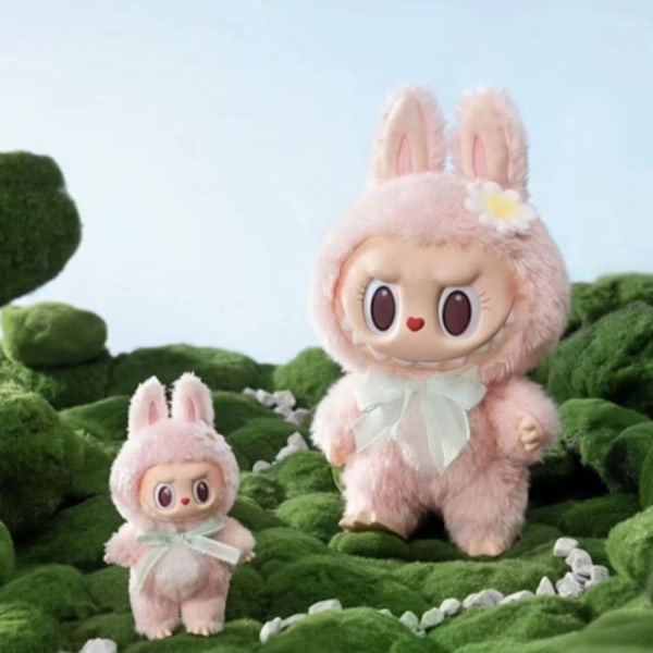 Pop Mart Labubu The Monsters Labubu Blind Box Samlarfigur Slumpmässig Samlarobjekt Kreativ Gåva (1 Blind Box, 9cm)