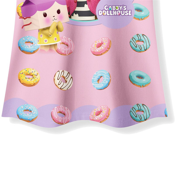 Barn Flickor Gabby Sleepwear Pyjamas Klänning Nattkläder Nattkläder Sommarålder 5-10 Y 140cn