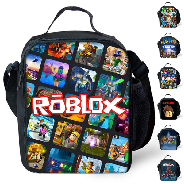 Roblox Lunchväska Grundskola Picnic Bag Cartoon Bag C