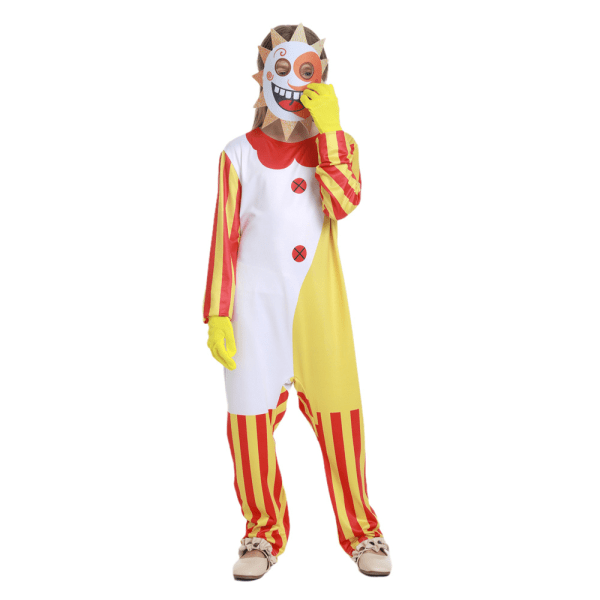Sundrop Moondrop Cosplay Costume Jumpsuit + Mask + Handskar Sun M