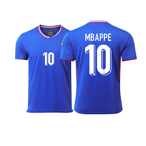 2024 Franska Hemma Tröja NO.10 MBAPPE Vuxen Herr Fotbollströja L