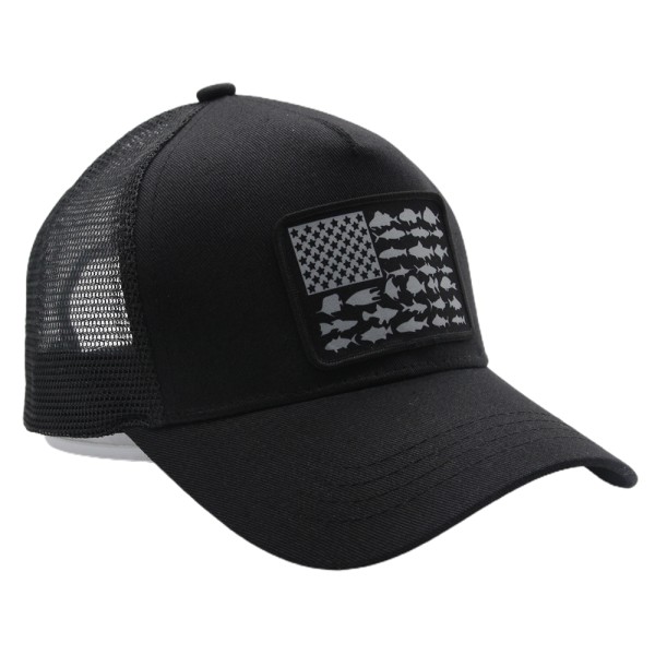 Unisex fiskflagga printed Justerbar cap Snapback Casual Sports Peaked Sun Hat A