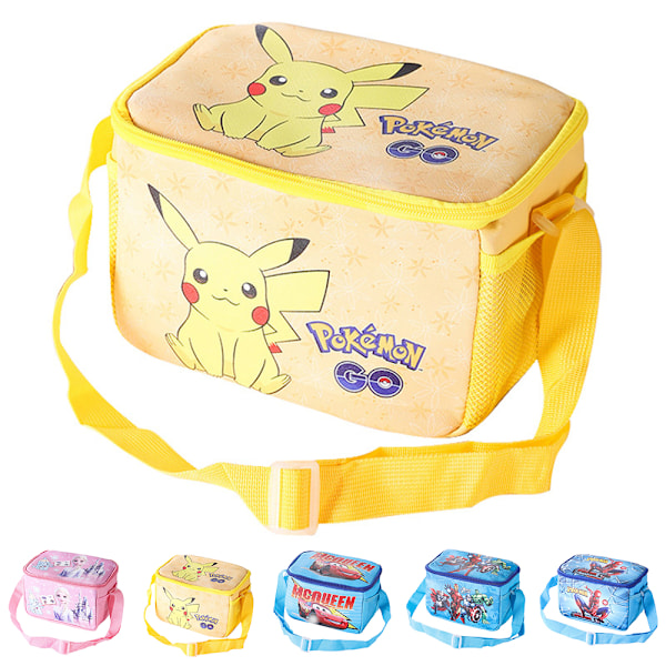 Barn Flickor Pojkar Cartoon Isolerad Lunchväska För Picknick Skola Picknicklåda Förvaringspaket #2