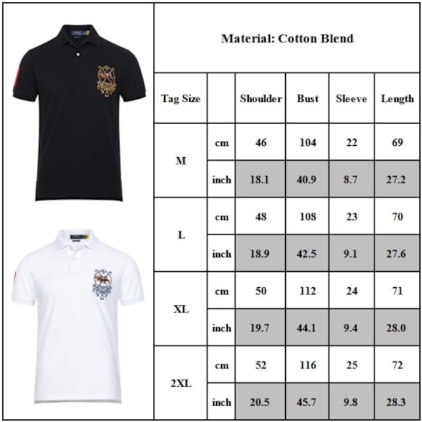 Ralph Lauren Herr Polotröja Solid Mjuk Andningsbar Mesh Polotröjor Slim Fit Krageknappar Kortärmad T-shirt Sommar Casual Strand Träning Tröja Green L