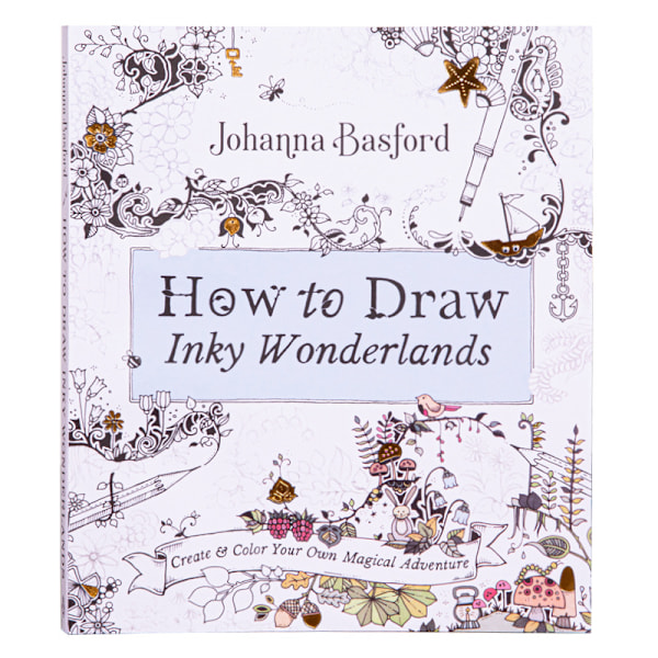 How to Draw Inky Wonderlands: Skapa och färglägg dina egna ... av Basford, Johanna