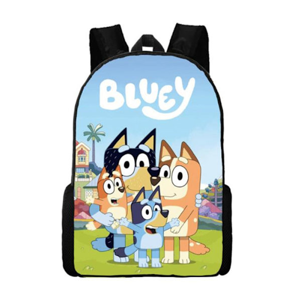 Barnryggsäck Populär Bluey Ryggsäck Student Skola Axelväska Resväska #3