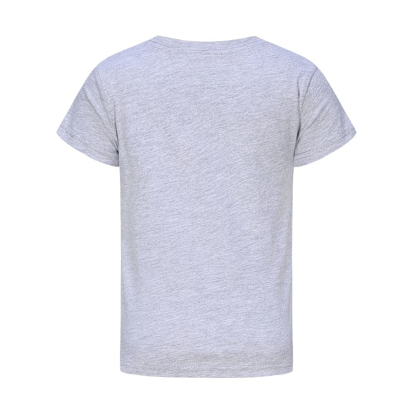9-16 år pojkar flickor kortärmad toppar Inside Out 2 sommar barn bomull rund hals T-shirt Grey 160cm