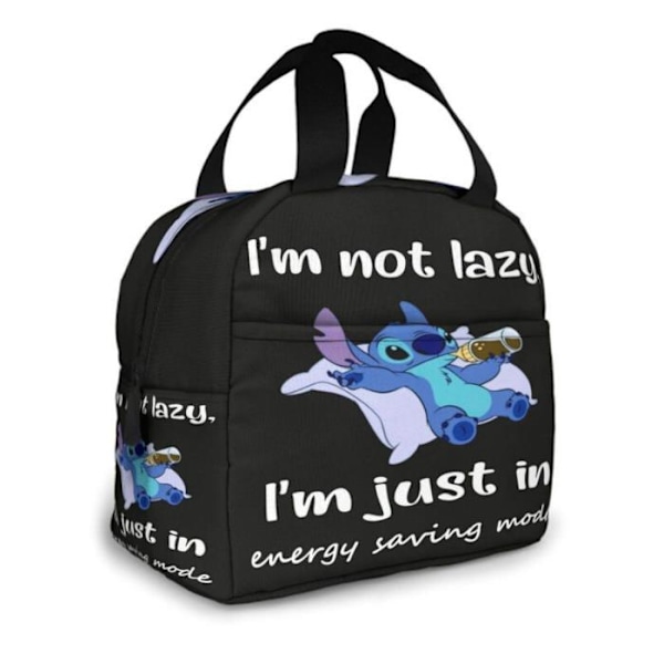 Barn Flickor Pojkar Lilo & Stitch Isolerad Lunchväska För Picknick Skola Picknicklåda Förvaringspaket #2