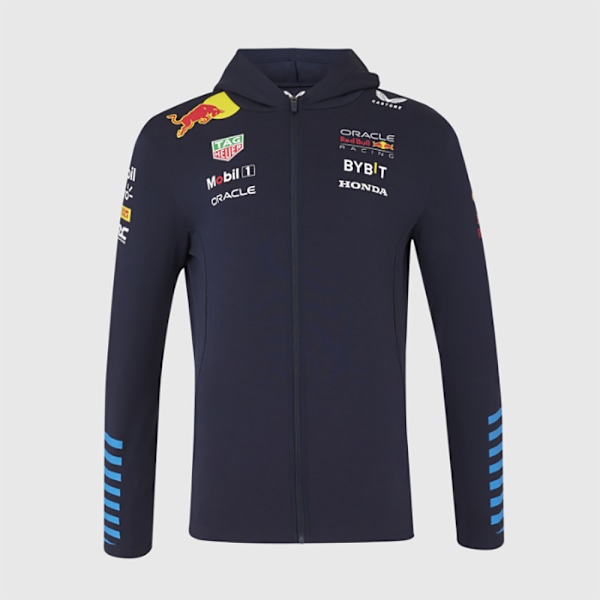 Racing F1 2024 Team Regnjacka Racingdräkt Långärmad Huvtröja Sweatshirt XL