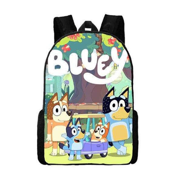 Barnryggsäck Populär Bluey Ryggsäck Student Skola Axelväska Resväska #2
