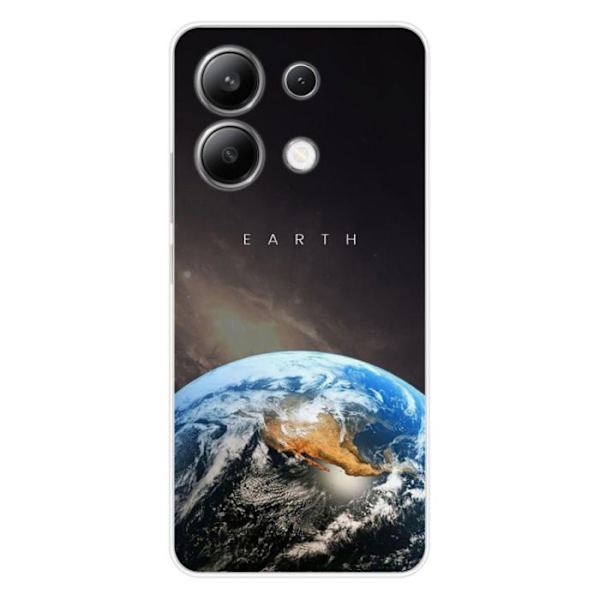Silicontäckning - Kompatibel med Xiaomi Redmi Note 13 4G - design jord Transparent