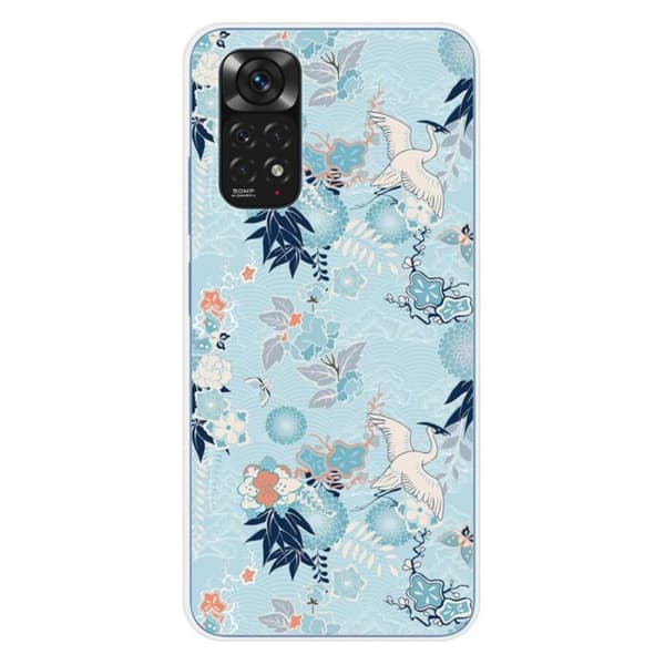 Siliconefodral - Kompatibel med Xiaomi Redmi Note 11 4G - design kimono Transparent
