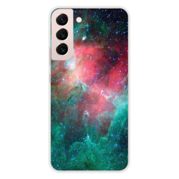 Siliconfodral - Kompatibel med Samsung Galaxy S22 Plus - design neblig Transparent