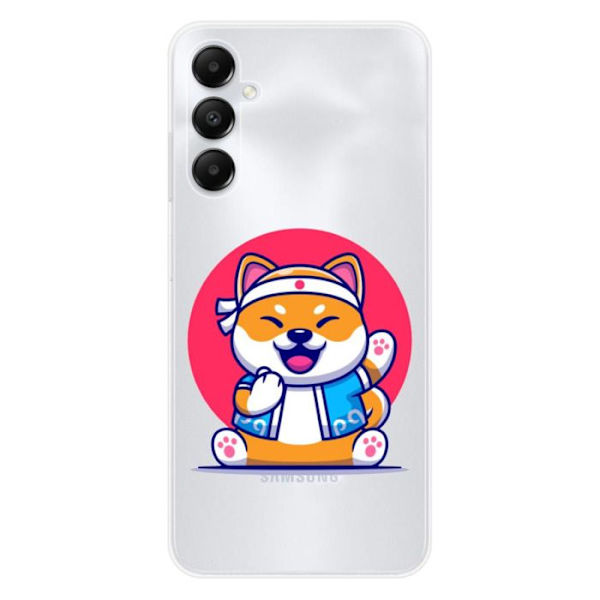 Siliconfodral - Kompatibel med Samsung Galaxy A05S - design shiba ninja Transparent
