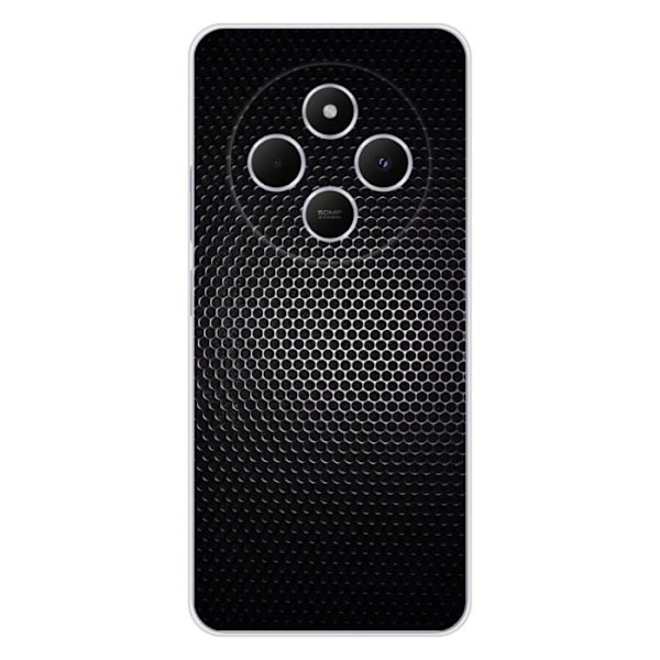 Silicone-fodral - Kompatibel med Xiaomi Redmi 14C 4G - design mörk metall Transparent