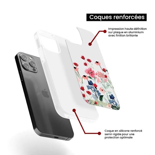 Siliconförstärkt skydd i tryck kompatibel med Samsung Galaxy S23 FE Blomsterprinsessan Transparent