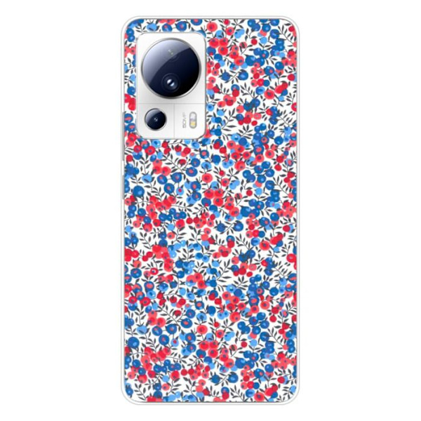 Siliconfjäder - Kompatibel med Xiaomi 13 Lite - design liberty wiltshire blå Transparent