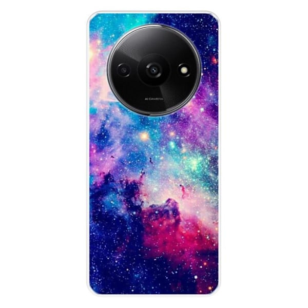 Siliconfodral med Tryck - 1001 Fodral - Xiaomi Redmi A3 4G - Mönster Galaxblå - Mjuk - Optimal Skydd Transparent