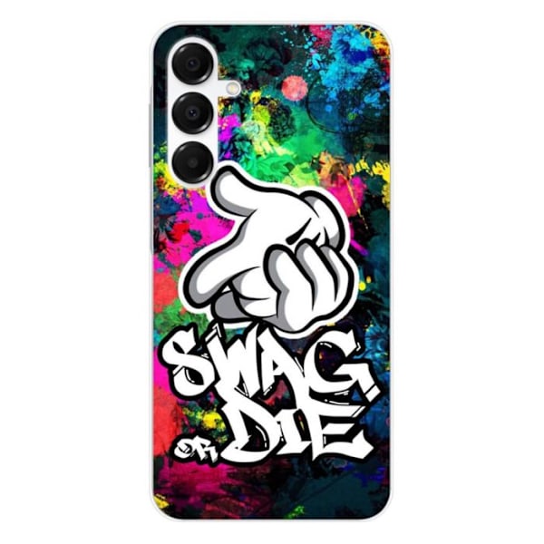 Siliconfodral - Kompatibel med Samsung Galaxy A36 5G - design swag or die Transparent