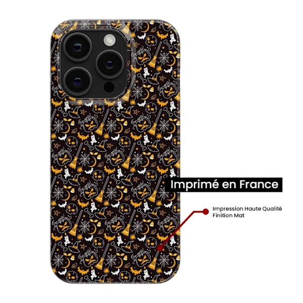 Silicone print case - 1001 cases - Xiaomi Redmi 12 4G/5G - Multicolor - Halloween - Semi-rigid Flerfärgad