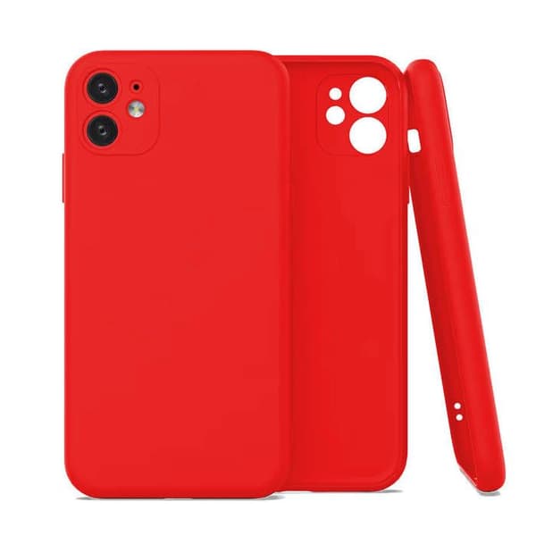 Röd silikonskal - Kompatibel med Xiaomi Redmi Note 14 Pro 5G, Xiaomi Redmi Note 14 Pro Plus 5G Röd