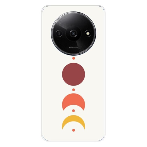 Siliconfodral Tryckt - 1001 Fodral - Xiaomi Redmi A3 4G - Optimal Skydd - Mönster Eclipse - Mjuk Transparent