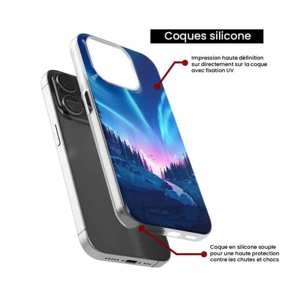 Siliconefodral - Kompatibel med Xiaomi Redmi Note 13 5G - design fallande natt Transparent