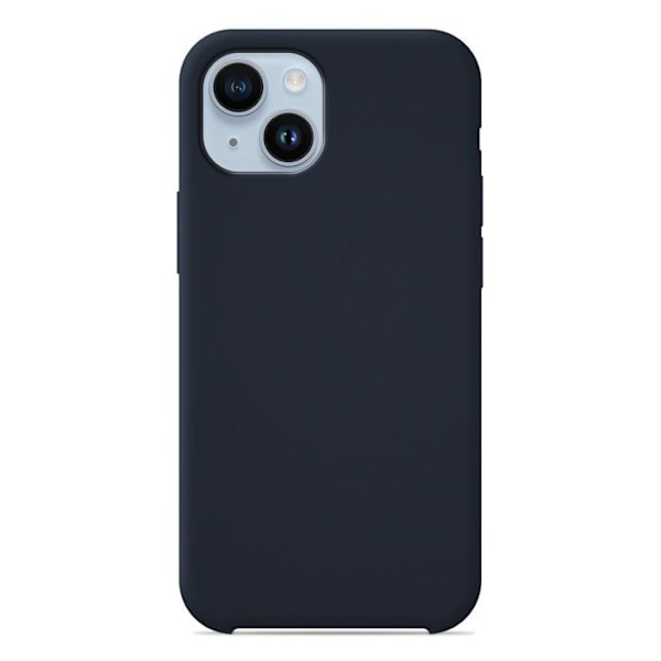 Siliconfodral Soft Touch - Apple - iPhone 14 Plus - Blå - Stöttålig - Trådlös laddning blå