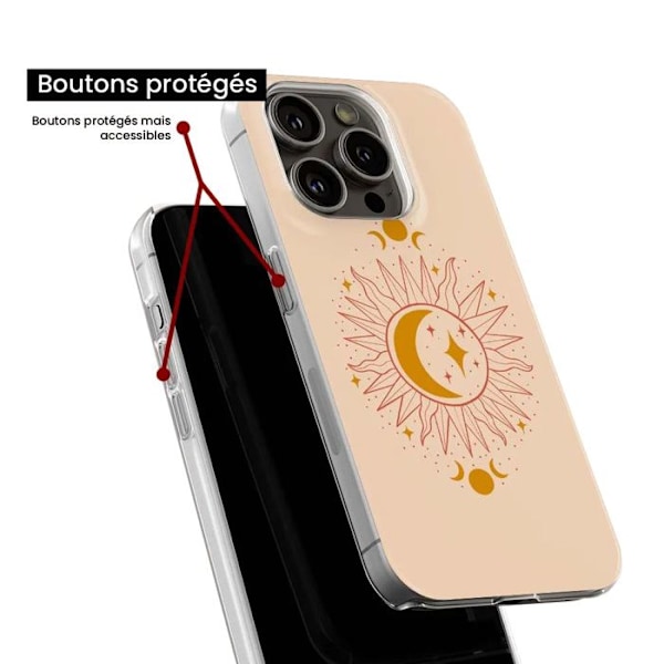 Silikonskal - Kompatibel med Apple iPhone 16 Pro - design zenith Transparent