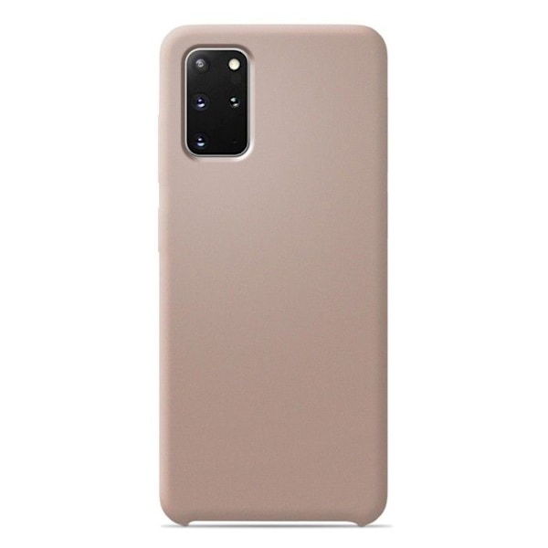 Silicone-fodral Soft Touch - Samsung - Galaxy S20 Plus - Sandy-rosa - Stöttålig - Trådlös laddning sable-rosa