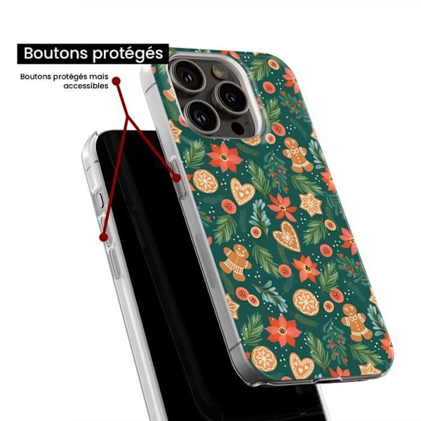 Silicone-märkt skal - 1001 skal - Xiaomi Redmi 13 4G - Flerfärgad - Optimal skydd - Unikt mönster Transparent
