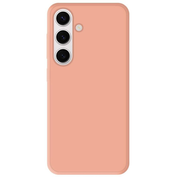 Rosa ljus silikonhölje - Kompatibel med Samsung Galaxy S24 Plus, Samsung Galaxy S25 Plus ljusrosa