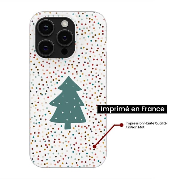 Silicone case printed - 1001 cases - Huawei P30 - Christmas tree pattern - Optimal protection - Semi-rigid Transparent