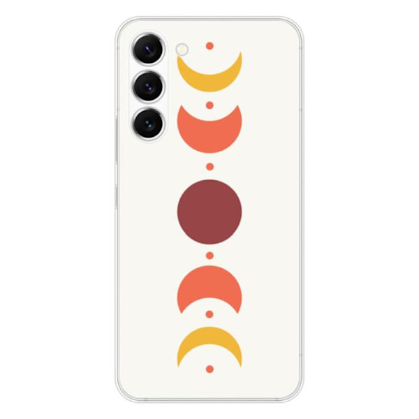 Silicone case - Kompatibel med Samsung Galaxy S23 - design eclipse Transparent
