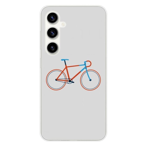 Siliconfodral - Kompatibel med Samsung Galaxy S23 FE - design cykelfärg hipster Transparent