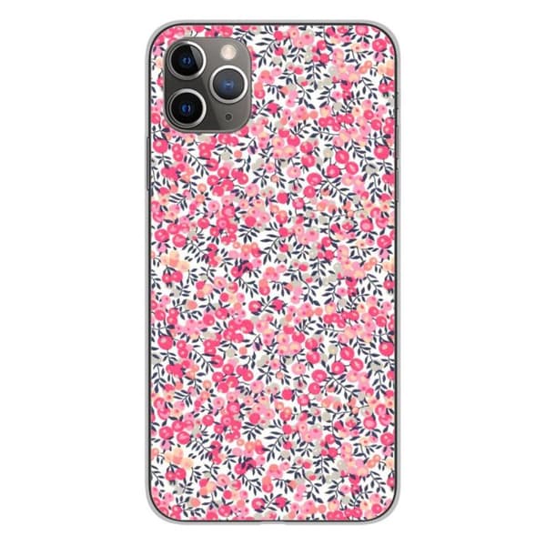Siliconfodral kompatibelt med iPhone 11 Pro Max - Liberty Wiltshire Rose Transparent