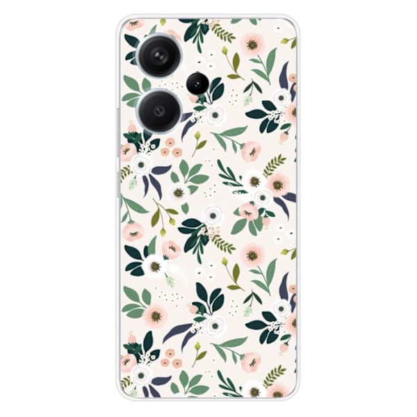 Siliconfodral - Kompatibel med Xiaomi Redmi Note 13 Pro Plus 5G - design blommor Transparent